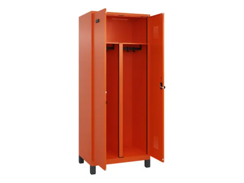 PBM-locker,HxBxD 1950x800x500mm,2vak,vak B 400mm,draaigrendel