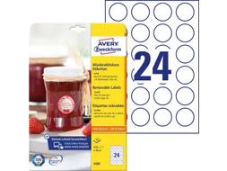 Ronde Etiketten Diameter 40 Mm Wit