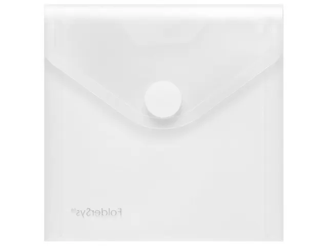 Enveloptas Foldersys CD PP transparant Cd Velcro Omslag