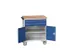 gereedschapswagen 980x800x600mm multiplexblad 2 laden+kast, RAL5010