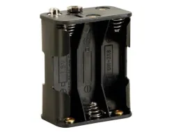 Batterijhouder Voor 6 x AA-CEL (Voor Batterijclips)