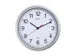 Horloge murale MAULrun quartz Ø25x5cm plastique argent/blanc avec pil