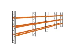 palletstelling,basis+3xaanbouw,HxBxD 3990x14900x750mm,vakl. 3400kg