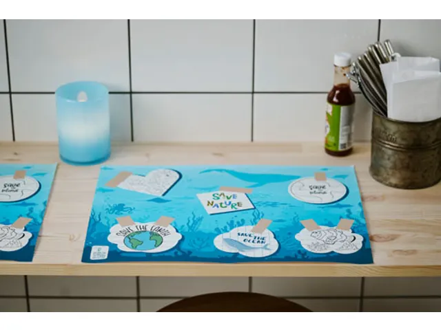 Set de table papier 30x40cm Safe the Ocean 4x 250 pièces