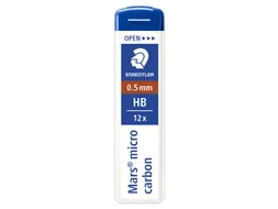 Potloodstift Staedtler Mars Carbon Micro 0.5mm HB 12 stuks