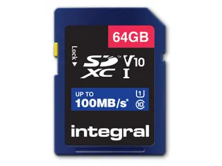 Geheugenkaart Integral SDXC V10 64GB - 1