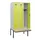locker met bank,HxBxD 1950x900x815mm,3vak,vak B 300mm,cilinderslot