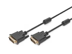DVI-aansluitkabel DVI(24+1) 2x ferriet St/St 5m DVI-D Dual Link zwart