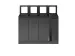 Bica Basic 878 Afvalscheidingsunit 4x45 liter Antraciet
