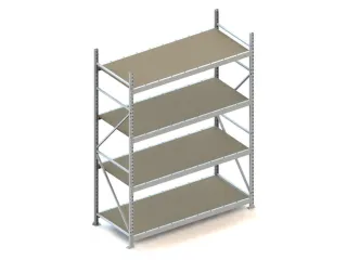 Breedvakstelling Basisveld 2500x1800x800mm 4 Houten Legborden 600kg - 1