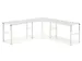 Table d'angle 90° ESD pour table de base lxP 1100x700mm gris clair