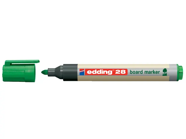 Viltstift edding 28 whiteboard EcoLine rond groen 1.5-3mm
