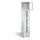lockerkast 1850x320x500mm 1x4 vakken Cilinderslot Poten, RAL7035