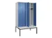 locker voor scheiding van kleding,HxBxD 2120x1200x815mm,4vak