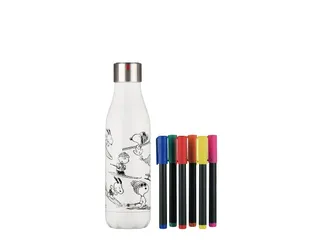 Thermosfles Les Artistes Paris 500ml DIY creatieve set Snoopy incl 6 m - 1