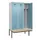 locker met bank,voor scheiding van kleding,HxBxD 2120x1200x815mm,3vak