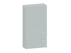 Kantoorkast 1920x1000x430mm Romp Lichtgrijs Decor Front Lichtgrijs