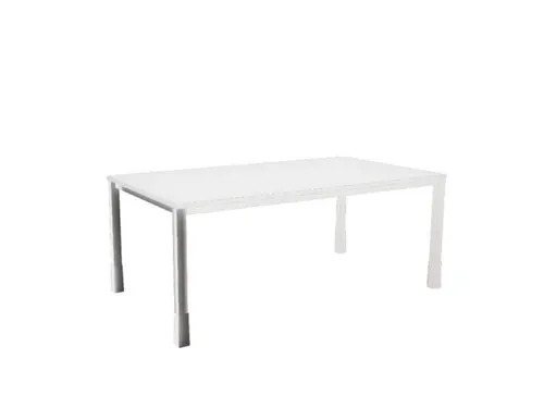 In hoogte verstelbaar bureau,HxBxD 720-840x1800x1000mm,Bl-wit