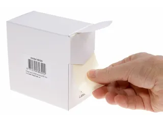 Etiketten Op Rol 50mm Wit Met Dispenser 500 Stuks - 4