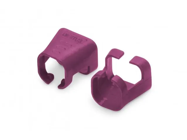 Kleurclips Voor Patchkabels RJ45-stekkers Magenta 100 Stuks