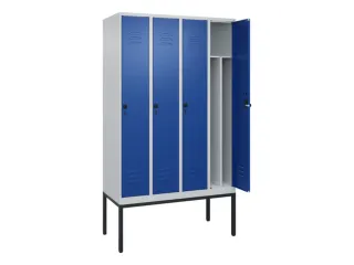 locker voor scheiding van kleding,HxBxD 2120x1200x500mm,4vak - 2