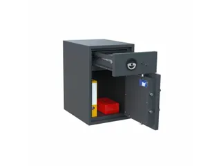 Salvus Tivoli 1S Afstortkluis elektronisch slot 67x44x55cm Grafietgrij - 3