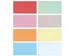 Intercalaires, 240 X 105 Mm, Paquet De 100 Pièces, Couleurs Assorties
