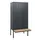 locker met bank,HxBxD 1950x900x815mm,3vak,vak B 300mm,cil.-slot