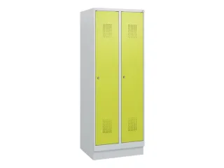 schoollocker,HxBxD 1630x600x500mm,2vak,vak B 300mm,cil.-slot,sokkel - 2