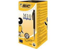 Balpen Bic M10 medium zwart