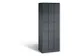armoire multicases,corps RAL7021,face avant RAL7021