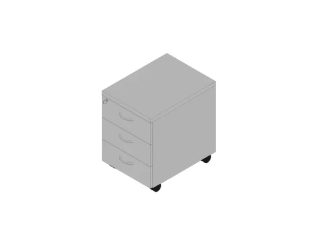 mobiel ladeblok,HxBxD 580x420x560mm,3lade(n),centr. vergrendeling
