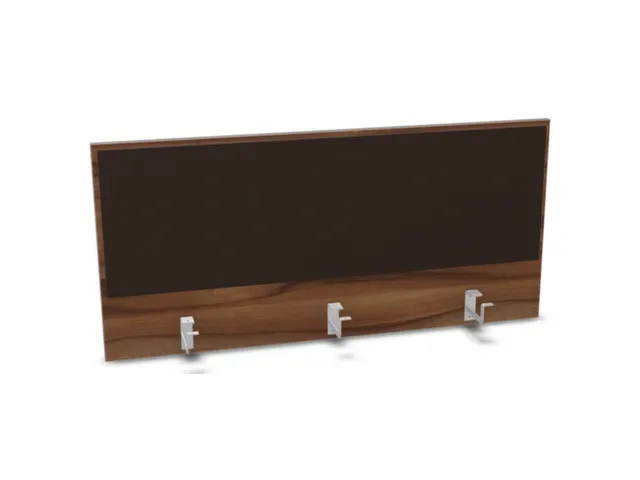 opzetpaneel bureau aanbouw achter NP-tiepolo nut BN2036-bruin 1200mm