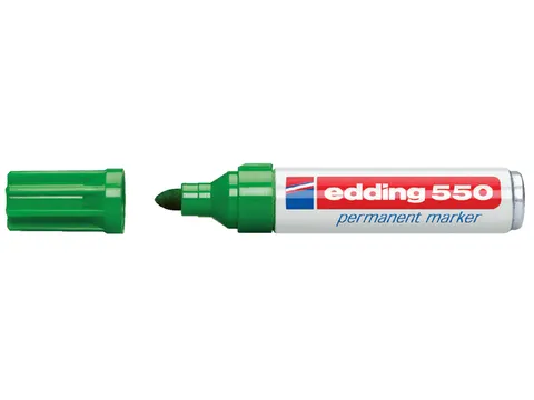 Viltstift edding 550 rond groen 3-4mm