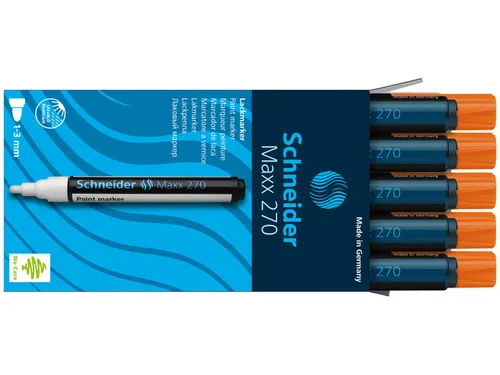 Lakmarker Schneider Maxx 270 1-3mm Oranje