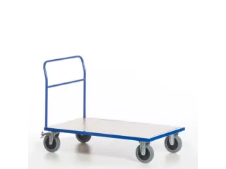 duwbeugelwagen,draagverm. 500kg,laadvl. LxB 1200x800mm,houtplaat - 2