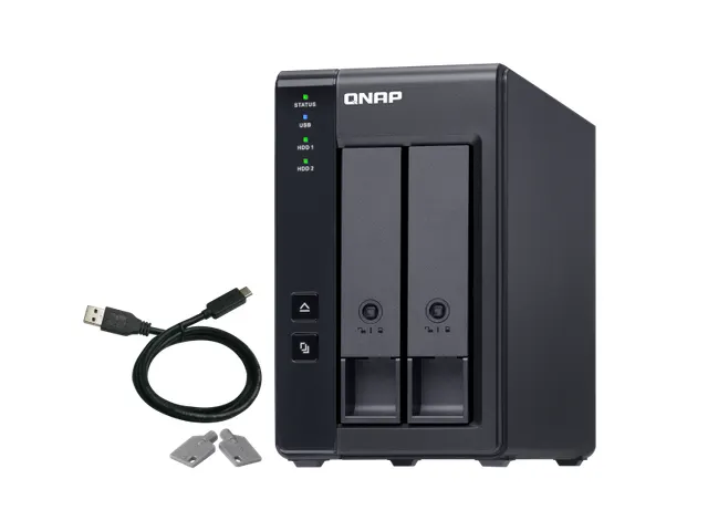 2x 3.5 inch SATA, 1x USB 3.2 Gen 2 Type-C, 36 W, 100-240V, 168.5 x 102