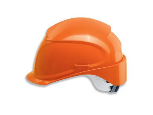 Uvex Airwing B-S-WR veiligheidshelm, HDPE, geventileerd, oranje, per s
