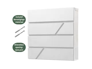 Brievenbus Deluxe Wit PB200 - 3