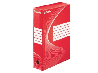 Archiefdoos Esselte Boxycolor 80mm 352x250mm rood - 2