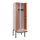 locker met bank,voor scheiding van kleding,HxBxD 2120x600x815mm,2vak