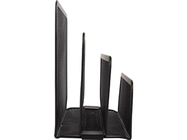 Briefhouder 3 Delig Metaal Zwart 170x83x135mm