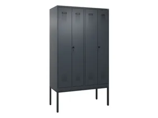 locker voor scheiding van kleding,HxBxD 2120x1200x500mm,4vak - 2