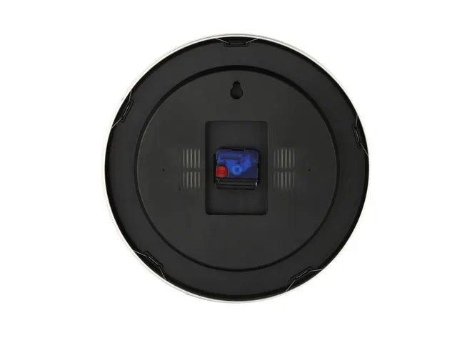 Horloge murale NeXtime 'Station' Ø19cm aluminium brossé