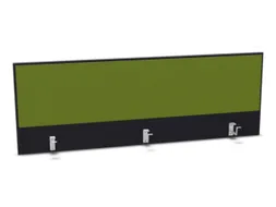 opzetpaneel,v. bureau,aanbouw achter,B 1600mm,CC-zwart,BN7048-groen