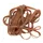 Elastiek Standard Rubber Bands 38 150x2.5mm 500gr 530 stuks bruin