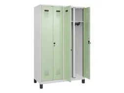 locker voor scheiding van kleding,HxBxD 1950x1200x500mm,4vak