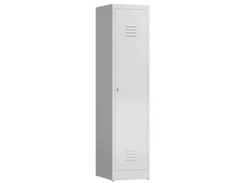 garderobekast,HxBxD 1800x415x500mm,1vak,klink,sokkel,romp RAL7035