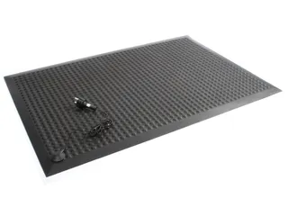 ESD-werkplekmat,ESD,HxLxB 15x900x600mm,moeilijk ontvlambaar,PU,genopt - 1
