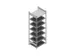 rayonnage pour classeurs,rayonnage départ,HxlxP 2350x810x635mm